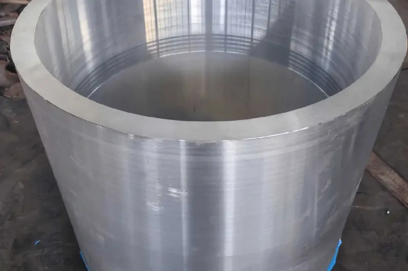 Aluminum alloy cylinder forging blank+machining