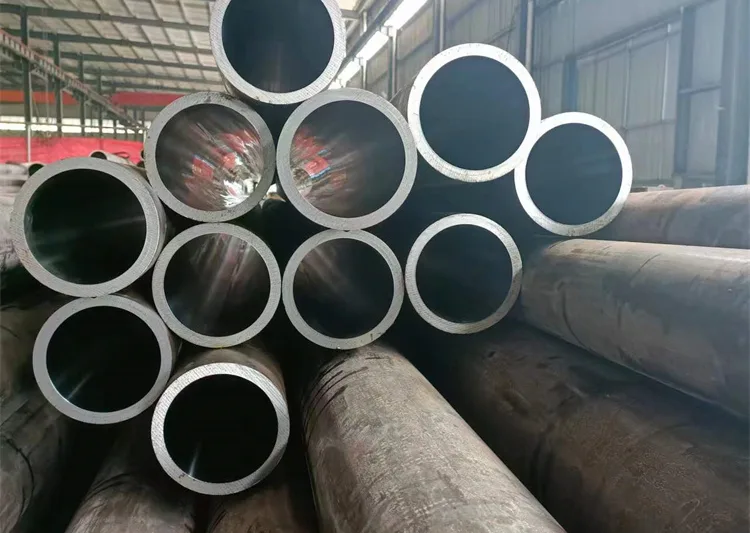 Hydraulic cylinder barrel, deep hole boring and grinding tube