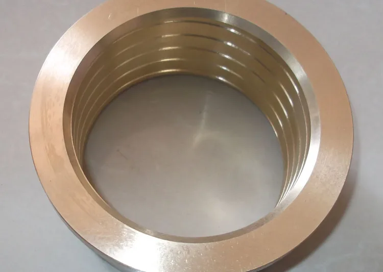 Forging copper alloy pipe rings