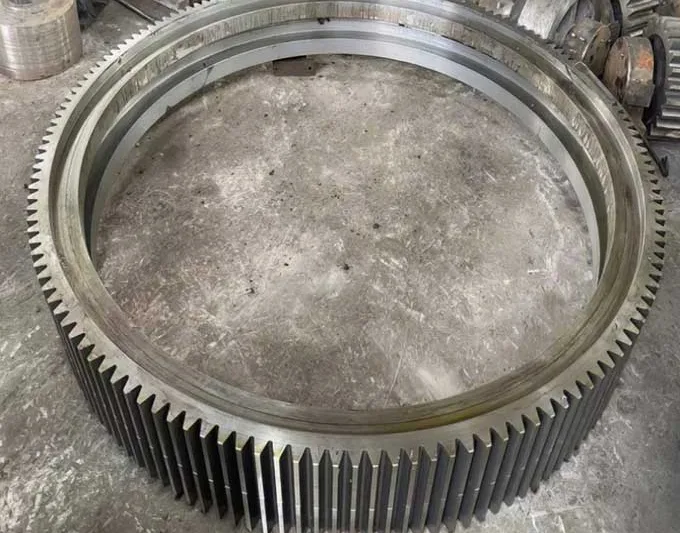 Internal gear ring vertical milling machine processing