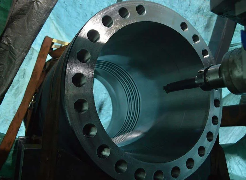Internal thread cutting process