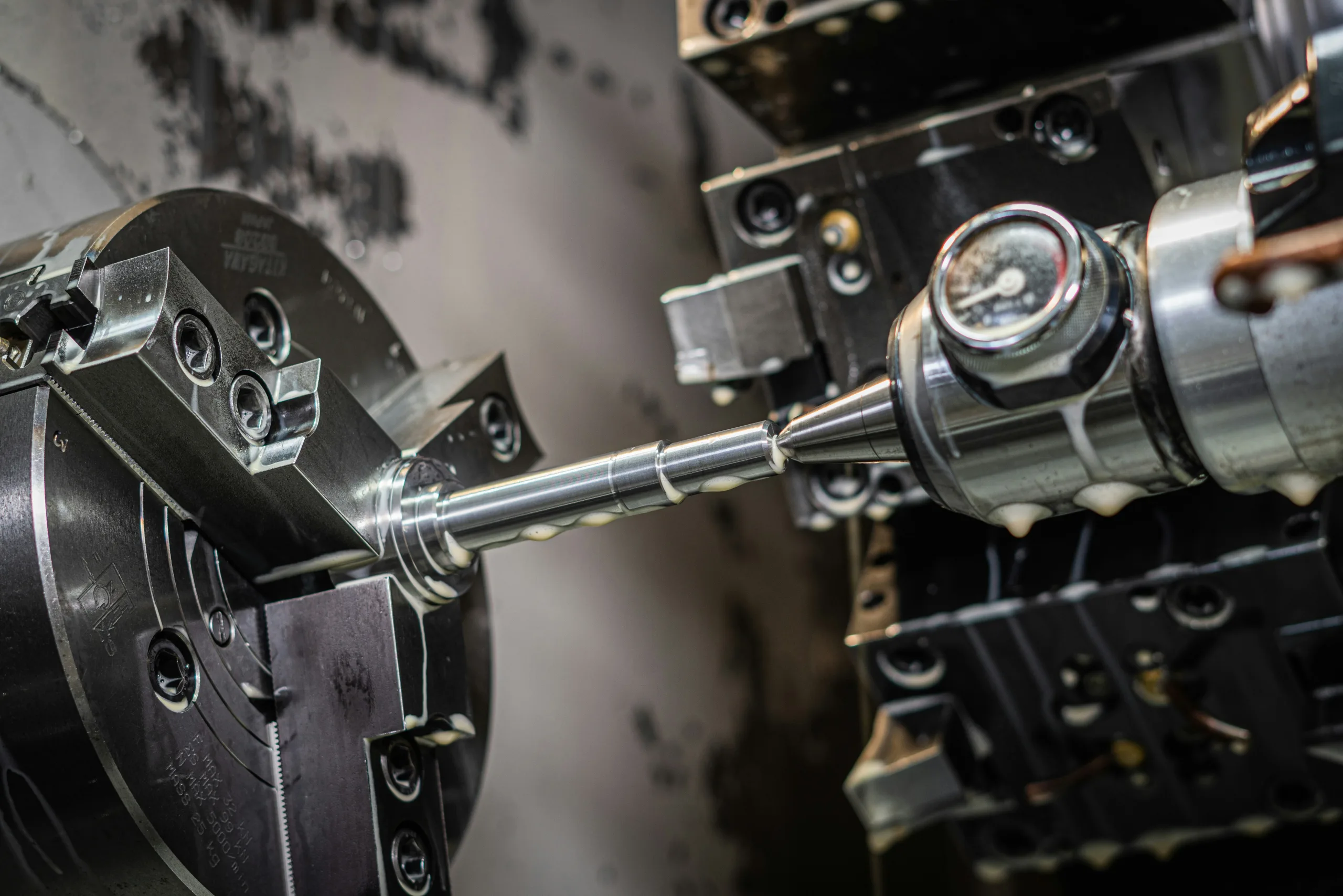 Precision machining of a nickel alloy ring on a CNC lathe