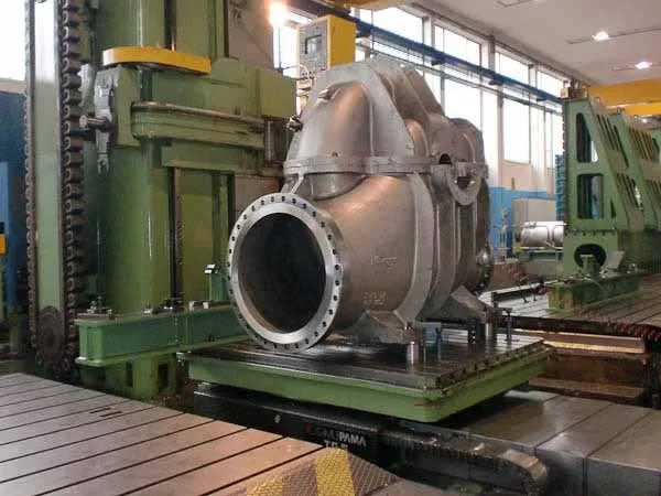 Machining of the pump body