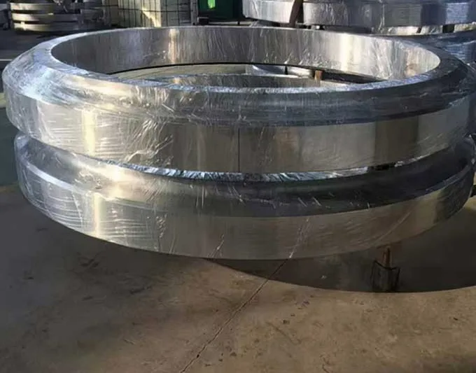 Precision machining and cutting of ring forgings