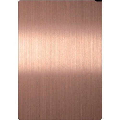 Stainless Steel Mirror, Titanium Plated, Etched, Copper Plated