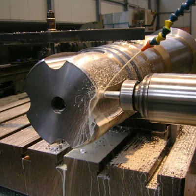 Metal material grinding machine processing