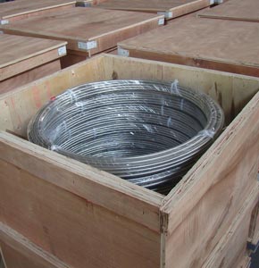 Stainless steel capillary packaging