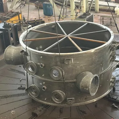 Large welding machine processing